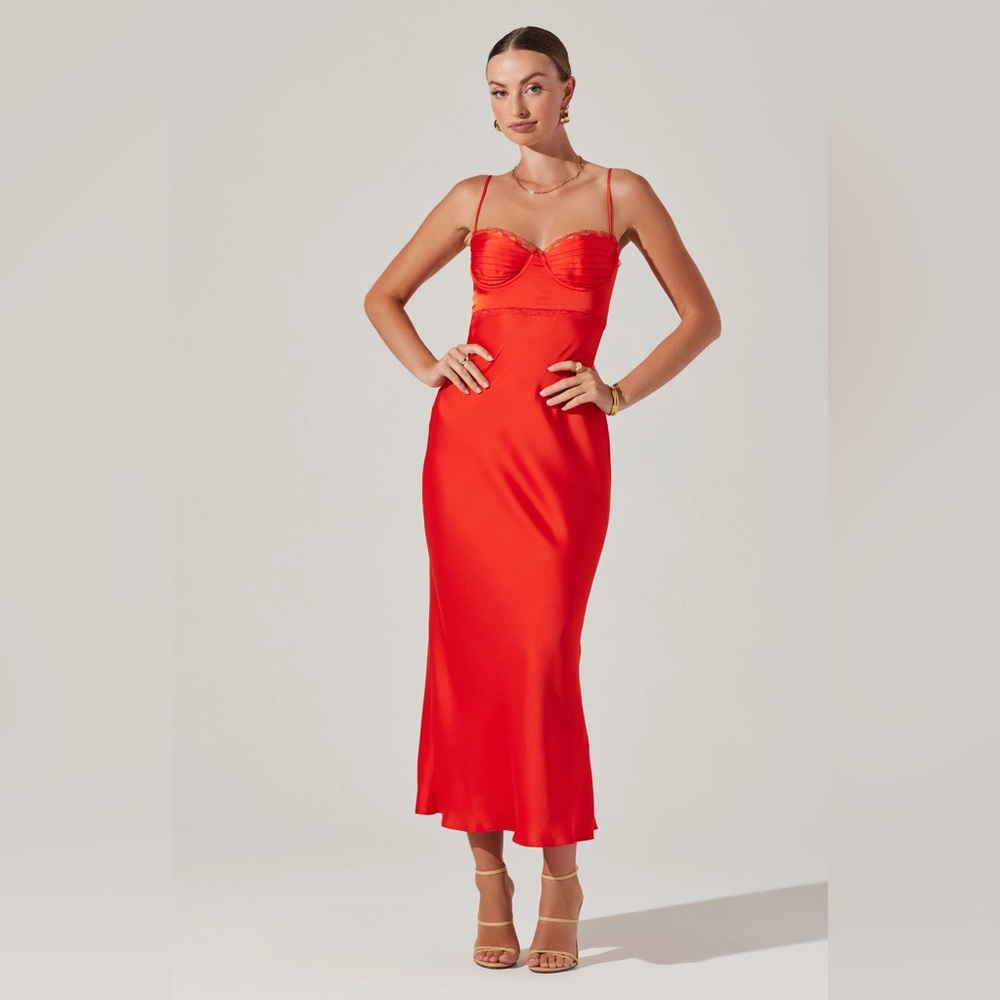 Florianne Satin Maxi Dress